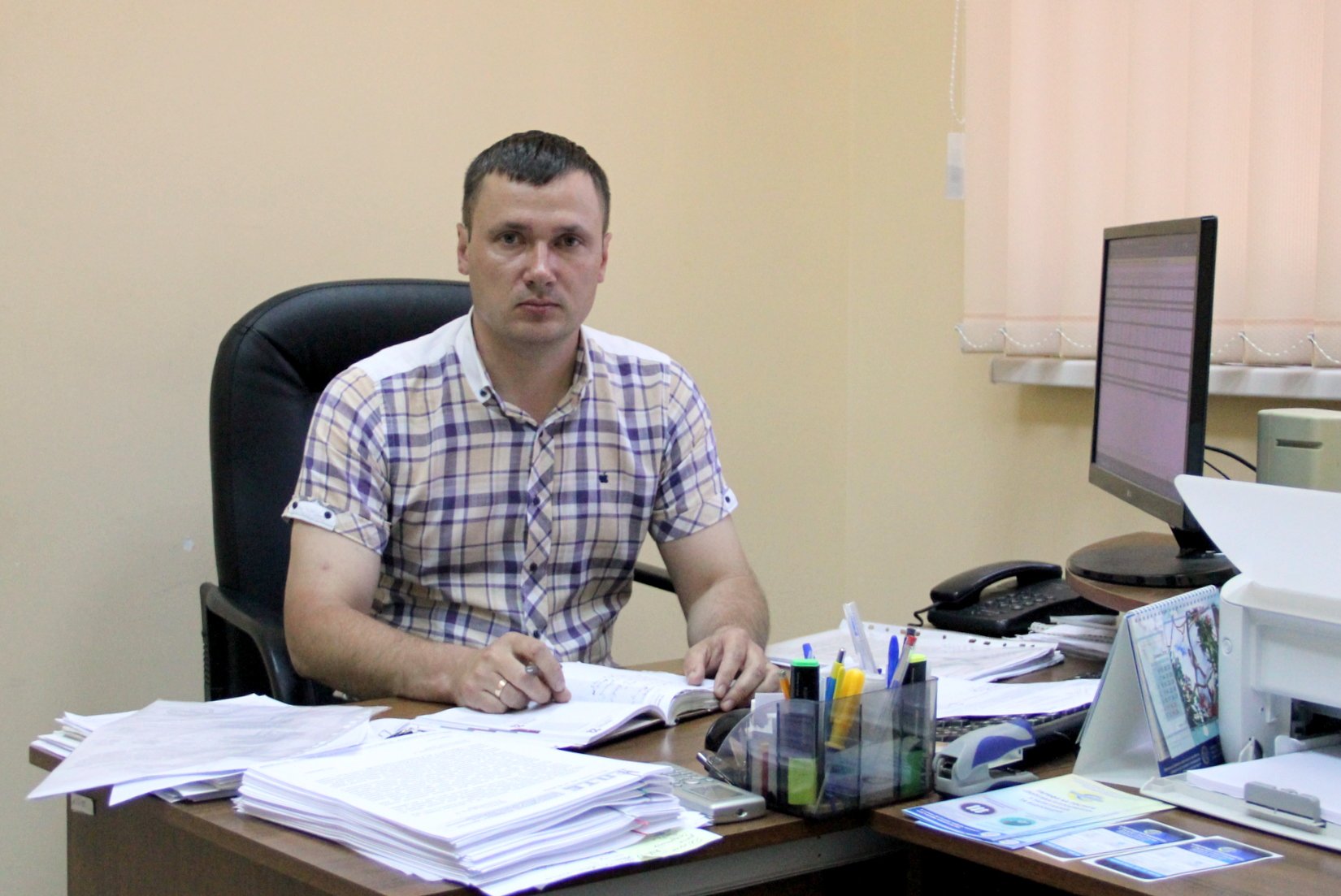 Начальник служби контролю за збутом теплової енергії Віктор Іванченко