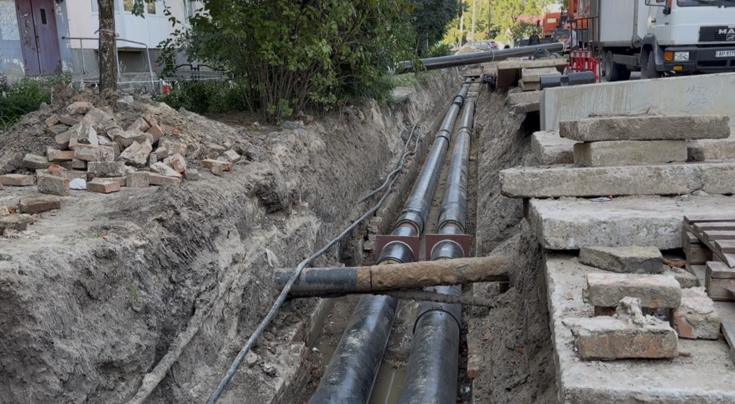 Проводимо ремонт тепломережі по вул. Залізній